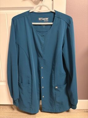 Grey's Anatomy Teal Blue Scrub Top by Barco
